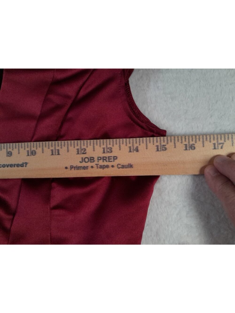 New Pretty Little Thing Sleeveless Satin Dress Gown Evening Slit Thigh Size 2 - Picture 11 of 12